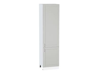 Шкаф пенал Лофт 600Н (для верхних шкафов 920) Grey Silk / Белый