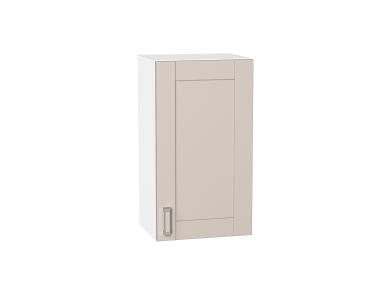 Шкаф верхний Лофт 400 Cream Silk / Белый