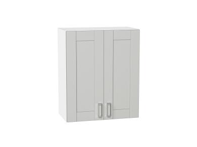 Шкаф верхний Лофт 600 Grey Silk / Белый