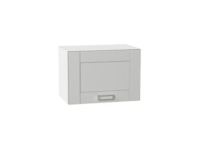 Шкаф верхний горизонтальный Лофт 500 Grey Silk / Белый