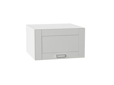 Шкаф верхний горизонтальный с увеличенной глубиной Лофт 610 Grey Silk / Белый