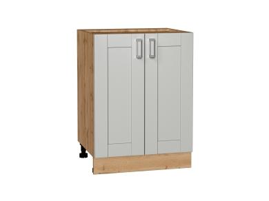 Шкаф нижний Лофт 600 Grey Silk / Дуб Вотан