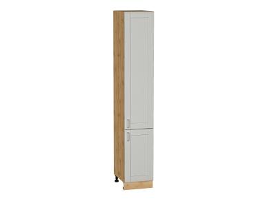 Шкаф пенал Лофт 400Н (для верхних шкафов 920) Grey Silk / Дуб Вотан