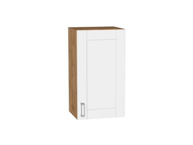 Шкаф верхний Лофт 400 White Silk / Дуб Вотан