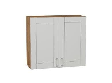 Шкаф верхний Лофт 800 Grey Silk / Дуб Вотан