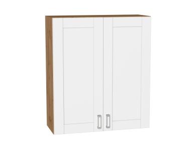 Шкаф верхний Лофт 800Н White Silk / Дуб Вотан