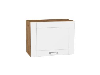 Шкаф верхний горизонтальный Лофт 600Н White Silk / Дуб Вотан