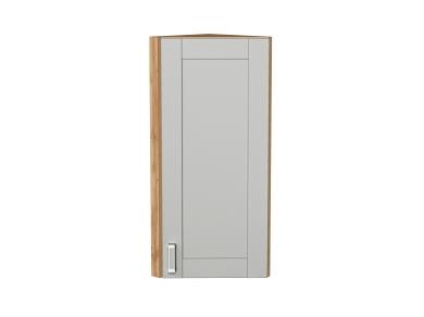 Шкаф верхний торцевой Лофт 300Н Grey Silk / Дуб Вотан