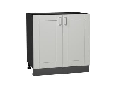 Шкаф нижний Лофт 800 Grey Silk / Graphite