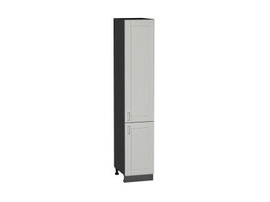 Шкаф пенал Лофт 400 (для верхних шкафов 720) Grey Silk / Graphite