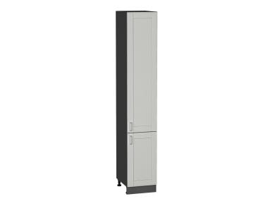 Шкаф пенал Лофт 400Н (для верхних шкафов 920) Grey Silk / Graphite