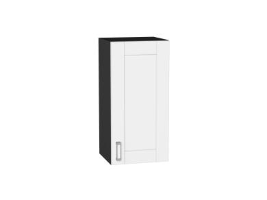 Шкаф верхний Лофт 350 White Silk / Graphite
