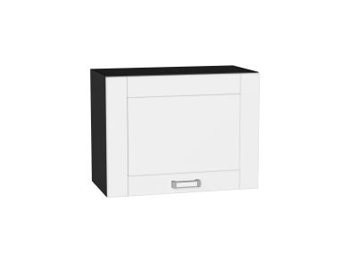 Шкаф верхний горизонтальный Лофт 600Н White Silk / Graphite
