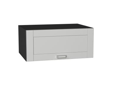 Шкаф верхний горизонтальный с увеличенной глубиной Лофт 810 Grey Silk / Graphite