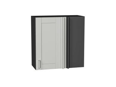 Шкаф верхний прямой угловой Лофт 700 Grey Silk / Graphite