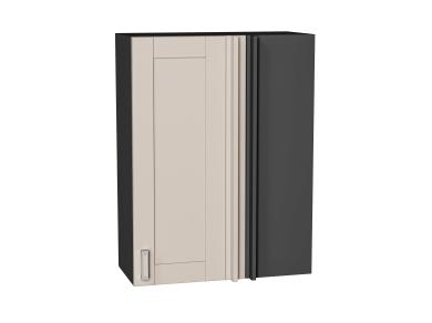 Шкаф верхний прямой угловой Лофт 700Н Cream Silk / Graphite