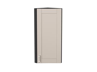 Шкаф верхний торцевой Лофт 300Н Cream Silk / Graphite