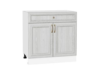 Шкаф нижний с 1 ящиком Шале 800 White Dreamline / Белый