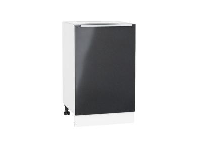 Шкаф нижний Фьюжн 500 Anthracite / Белый