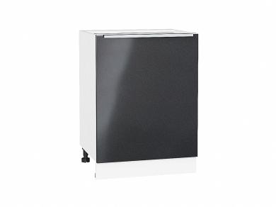 Шкаф нижний Фьюжн 600М Anthracite / Белый