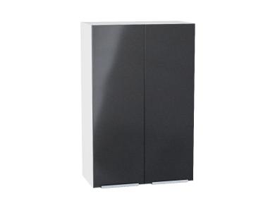Шкаф верхний Фьюжн 600Н Anthracite / Белый
