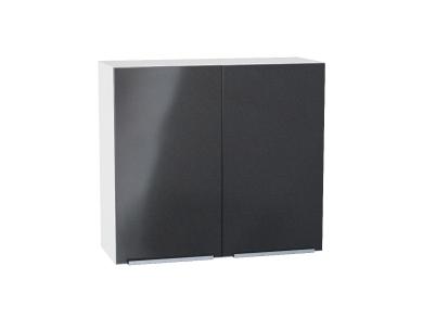 Шкаф верхний Фьюжн 800 Anthracite / Белый