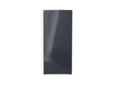 Шкаф верхний торцевой Фьюжн 300Н Anthracite / Белый