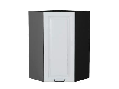 Шкаф верхний угловой Ницца Royal 590Н Blanco / Graphite