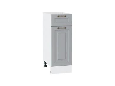 Шкаф нижний с 1 ящиком Ницца 300 Графит / Белый