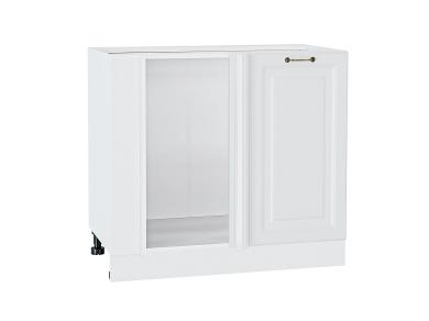 Шкаф нижний угловой Ницца 990М Белый / Белый