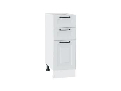 Шкаф нижний с 3-мя ящиками Ницца Royal 300 Blanco / Белый