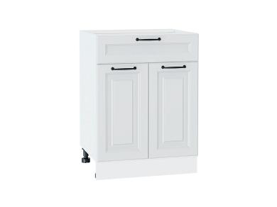 Шкаф нижний с 1 ящиком Ницца Royal 601М Blanco / Белый