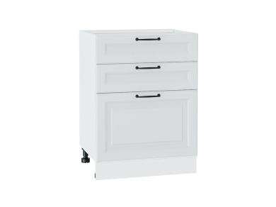 Шкаф нижний с 3-мя ящиками Ницца Royal 600 Blanco / Белый