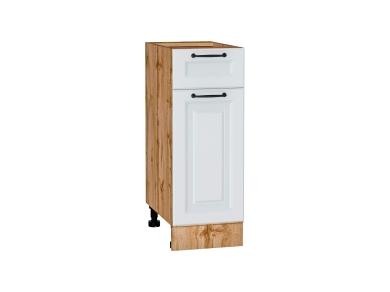 Шкаф нижний с 1 ящиком Ницца Royal 300 Blanco / Дуб Вотан