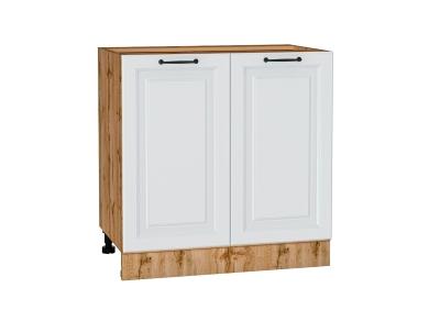 Шкаф нижний Ницца Royal 800 Blanco / Дуб Вотан