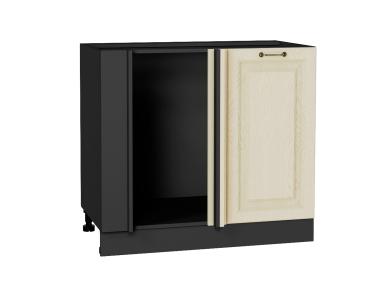 Шкаф нижний угловой Ницца 990М Дуб крем / Graphite