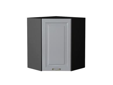 Шкаф верхний угловой Ницца 590 Графит / Graphite