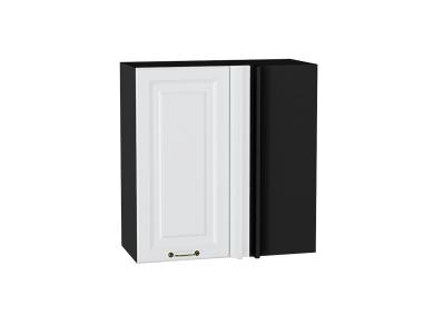 Шкаф верхний прямой угловой Ницца 700 Белый / Graphite