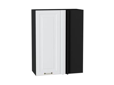 Шкаф верхний прямой угловой Ницца 700Н Белый / Graphite
