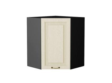 Шкаф верхний угловой Ницца 590 Дуб крем / Graphite