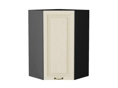 Шкаф верхний угловой Ницца 590Н Дуб крем / Graphite
