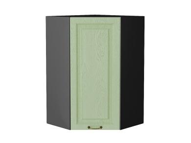 Шкаф верхний угловой Ницца 590Н Дуб оливковый / Graphite