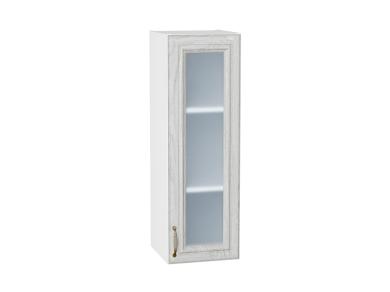 Шкаф верхний со стеклом Шале 300Н White Dreamline / Белый
