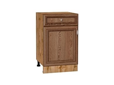 Шкаф нижний с 1 ящиком Шале 500 Brown Dreamline / Дуб Вотан