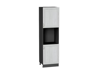 Шкаф пенал под бытовую технику Шале 600 (для верхних шкафов 720) White Dreamline / Graphite