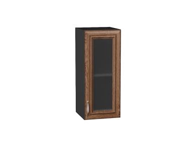 Шкаф верхний со стеклом Шале 300 Brown Dreamline / Graphite