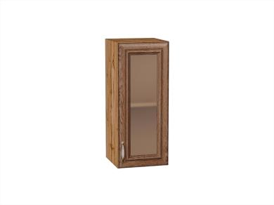 Шкаф верхний со стеклом Шале 300 Brown Dreamline / Дуб Вотан
