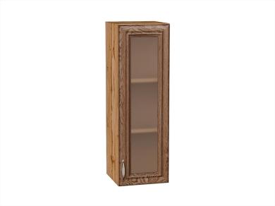 Шкаф верхний со стеклом Шале 300Н Brown Dreamline / Дуб Вотан