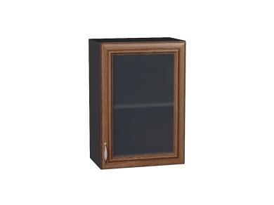 Шкаф верхний со стеклом Шале 500 Brown Dreamline / Graphite