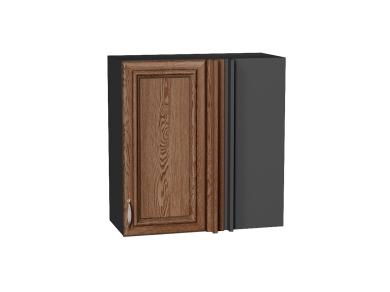 Шкаф верхний прямой угловой Шале 700 Brown Dreamline / Graphite